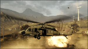 Heavy Metal comporte des hélicoptères d'attaque et de transport.